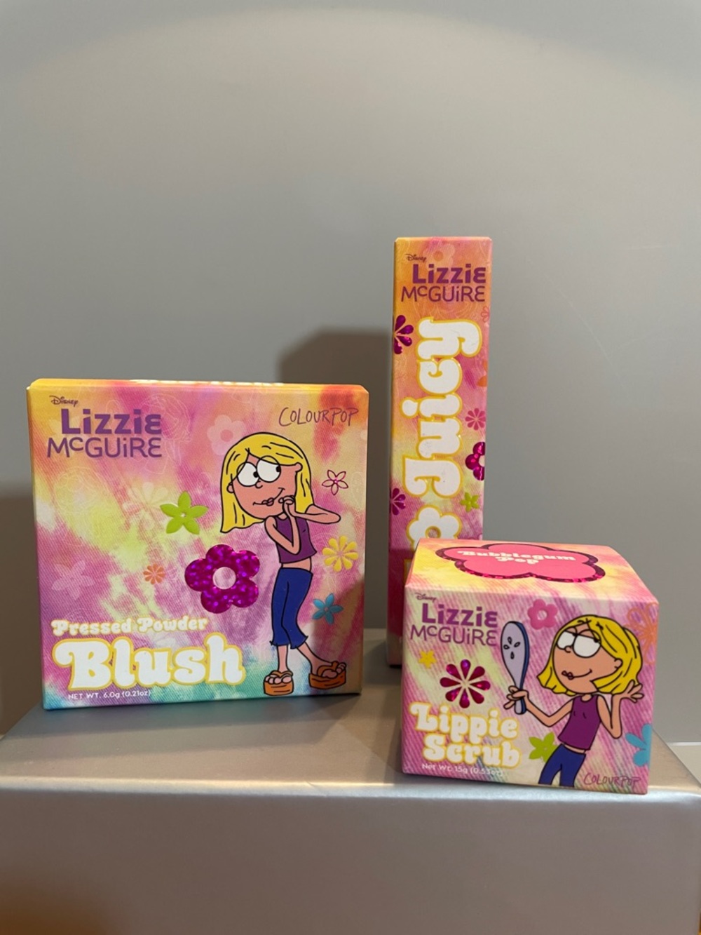 Colourpop Lizzie McGuire Makeup Lot Blush Pumping Gloss Lippie Scrub